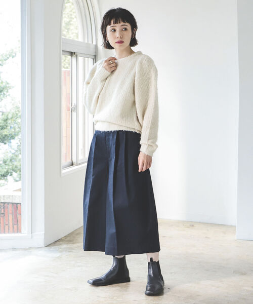 BEAMS LIGHTS（ビームスライツ）の「BEAMS LIGHTS / VENTILE マリンパンツ（その他パンツ・レディース・ホワイト/ネイビー・38/36）」の9枚目の写真