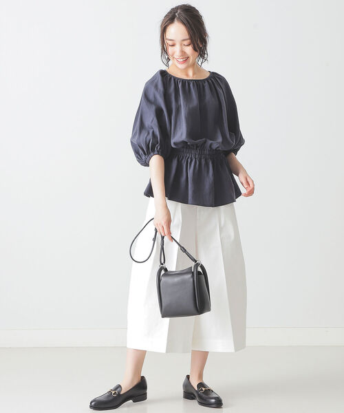 BEAMS LIGHTS（ビームスライツ）の「BEAMS LIGHTS / VENTILE マリンパンツ（その他パンツ・レディース・ホワイト/ネイビー・38/36）」の22枚目の写真