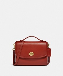 ✨美品✨ コーチ ヘリテージ マップ ショルダーバッグ レザー ターンロック 美品♡COACH コーチ ターンロック レザー フラップ ショルダー