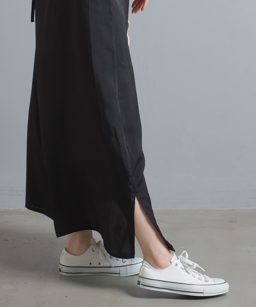 OMNES Another Edition（オムネス アナザーエディション）の「サテンキャミワンピース（ワンピース・レディース・ブラック/ミント/モカ・FREE）」の16枚目の写真