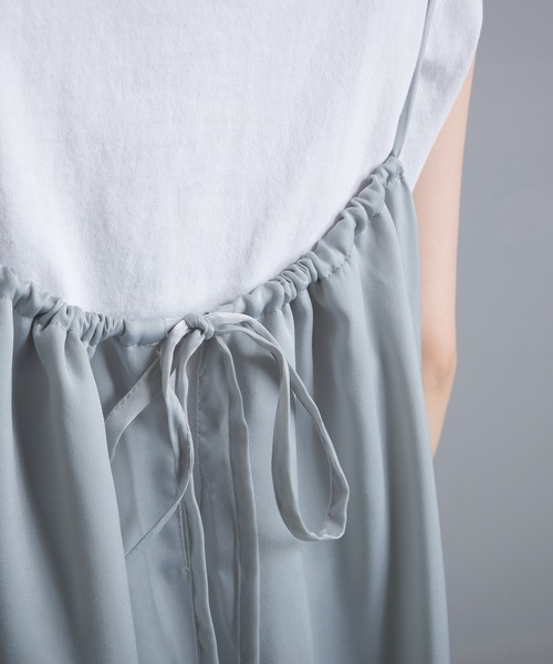 OMNES Another Edition（オムネス アナザーエディション）の「サテンキャミワンピース（ワンピース・レディース・ブラック/ミント/モカ・FREE）」の11枚目の写真