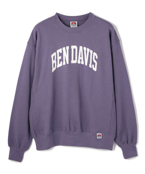 BEN DAVIS/WHITE LABEL（ベンデイビス ホワイトラベル）の「BENDAVIS/ベンデイビス/カレッジプリントクルーネックスウェット/CollegeLogo CrewNeckSweat（スウェット・メンズ・ブラック/パープル/グレー・X-LARGE/LARGE/MEDIUM）」の22枚目の写真