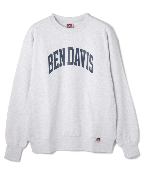 BEN DAVIS/WHITE LABEL（ベンデイビス ホワイトラベル）の「BENDAVIS/ベンデイビス/カレッジプリントクルーネックスウェット/CollegeLogo CrewNeckSweat（スウェット・メンズ・ブラック/パープル/グレー・X-LARGE/LARGE/MEDIUM）」の3枚目の写真