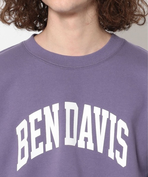 BEN DAVIS/WHITE LABEL（ベンデイビス ホワイトラベル）の「BENDAVIS/ベンデイビス/カレッジプリントクルーネックスウェット/CollegeLogo CrewNeckSweat（スウェット・メンズ・ブラック/パープル/グレー・X-LARGE/LARGE/MEDIUM）」の10枚目の写真