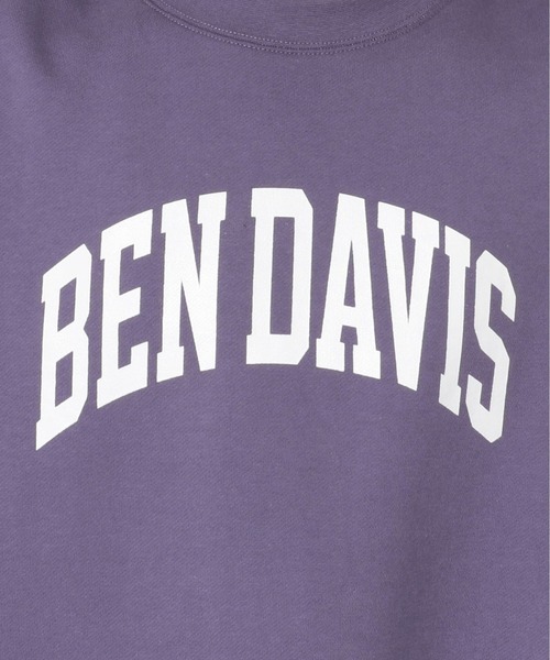 BEN DAVIS/WHITE LABEL（ベンデイビス ホワイトラベル）の「BENDAVIS/ベンデイビス/カレッジプリントクルーネックスウェット/CollegeLogo CrewNeckSweat（スウェット・メンズ・ブラック/パープル/グレー・X-LARGE/LARGE/MEDIUM）」の14枚目の写真