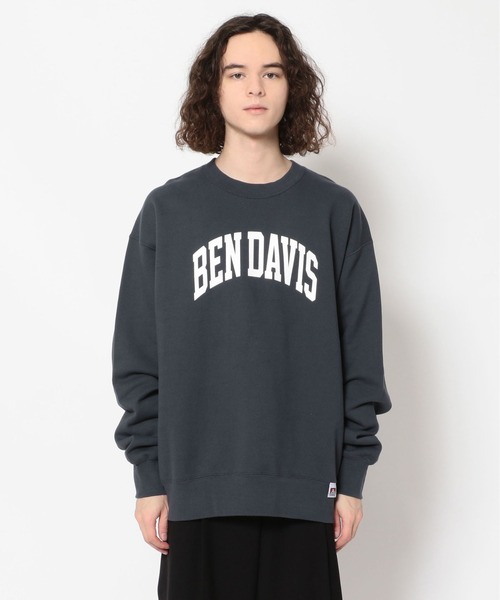 BEN DAVIS/WHITE LABEL（ベンデイビス ホワイトラベル）の「BENDAVIS/ベンデイビス/カレッジプリントクルーネックスウェット/CollegeLogo CrewNeckSweat（スウェット・メンズ・ブラック/パープル/グレー・X-LARGE/LARGE/MEDIUM）」の17枚目の写真