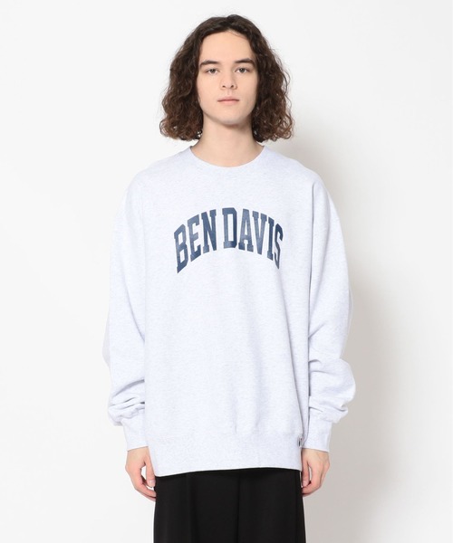 BEN DAVIS/WHITE LABEL（ベンデイビス ホワイトラベル）の「BENDAVIS/ベンデイビス/カレッジプリントクルーネックスウェット/CollegeLogo CrewNeckSweat（スウェット・メンズ・ブラック/パープル/グレー・X-LARGE/LARGE/MEDIUM）」の19枚目の写真