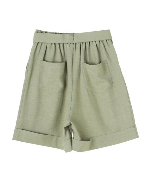 earth music&ecology（アースミュージックアンドエコロジー）の「ベルト付きショートパンツ　＊（その他パンツ・レディース・グリーン/ライトベージュ/ラベンダー・FREE）」の20枚目の写真