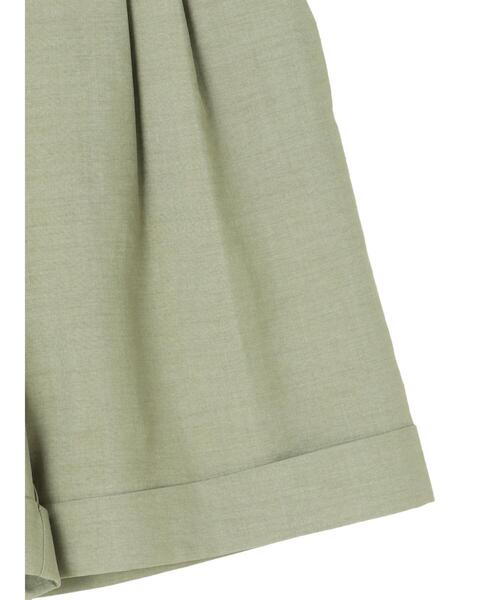 earth music&ecology（アースミュージックアンドエコロジー）の「ベルト付きショートパンツ　＊（その他パンツ・レディース・グリーン/ライトベージュ/ラベンダー・FREE）」の17枚目の写真