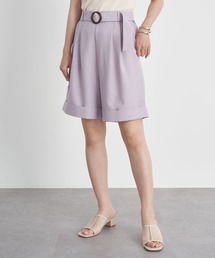 earth music&ecology | ベルト付きショートパンツ　＊(その他パンツ)