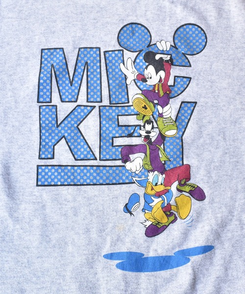 OLDMICKEY （オールドミッキー）の「【ヴィンテージ古着】Mickey/ミッキー クルーネックスウェット USA製（スウェット・メンズ・グレー・X-LARGE）」の3枚目の写真