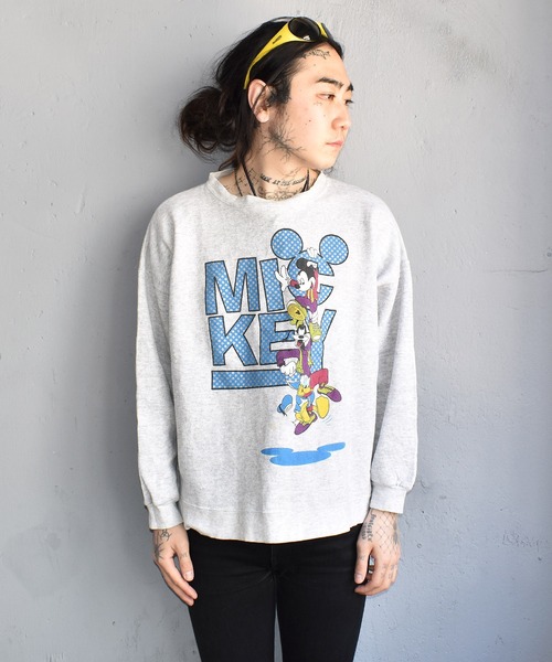 OLDMICKEY （オールドミッキー）の「【ヴィンテージ古着】Mickey/ミッキー クルーネックスウェット USA製（スウェット・メンズ・グレー・X-LARGE）」の12枚目の写真