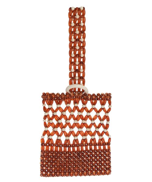 MERCURYDUO（マーキュリーデュオ）の「ワンハンドルビーズバッグ（ハンドバッグ・レディース・ブラウン/クリア・FREE）」の5枚目の写真