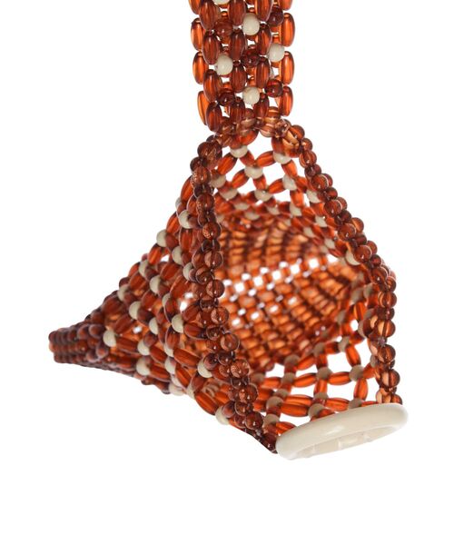 MERCURYDUO（マーキュリーデュオ）の「ワンハンドルビーズバッグ（ハンドバッグ・レディース・ブラウン/クリア・FREE）」の6枚目の写真