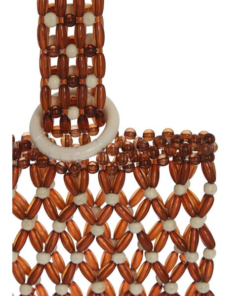 MERCURYDUO（マーキュリーデュオ）の「ワンハンドルビーズバッグ（ハンドバッグ・レディース・ブラウン/クリア・FREE）」の8枚目の写真