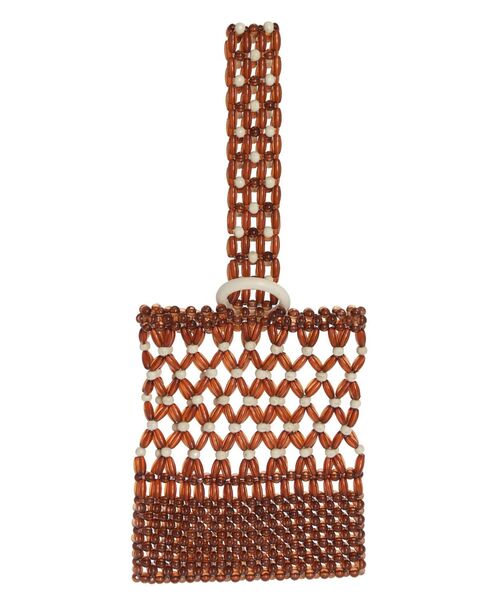 MERCURYDUO（マーキュリーデュオ）の「ワンハンドルビーズバッグ（ハンドバッグ・レディース・ブラウン/クリア・FREE）」の10枚目の写真