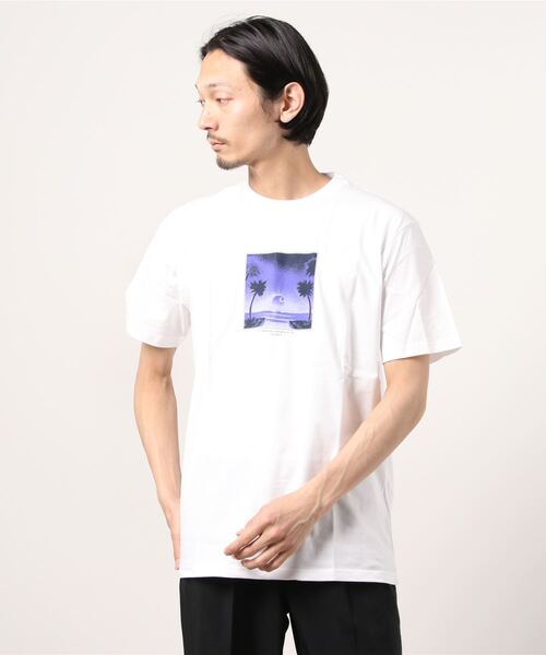 Carhartt WIP(カーハートダブリューアイピー)の「S/S TROPICAL T-SHIRT(Tシャツ/カットソー・メンズ・ホワイト/オレンジ/エメラルド/ブラック・LARGE/X-LARGE/MEDIUM/SMALL)」の2枚目の写真