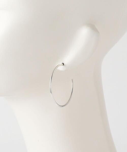 BAITS（ベイツ）の「＜BAITS＞フープピアス 4.5/SILVER 925（ピアス（両耳用）・レディース・シルバー・FREE）」の5枚目の写真