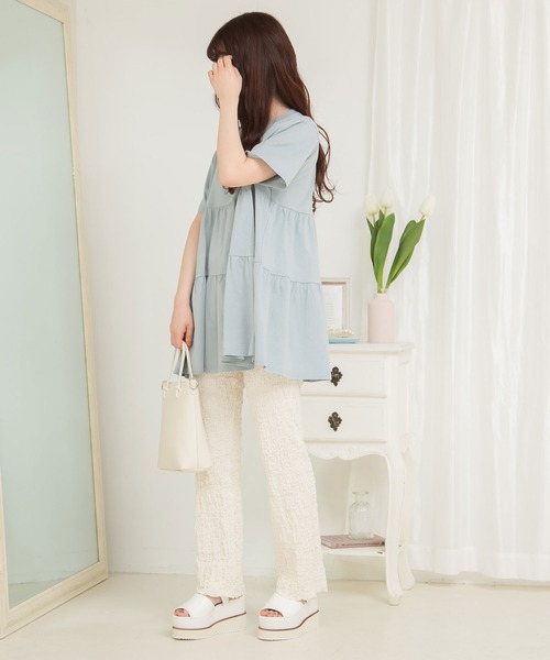 Newlyme(ニューリーミー)の「厚底ダブルヒールサンダル(サンダル・レディース・ライトグレー/ライトピンク/ホワイト/ベージュ/ブラック/ゴールド・22.5cm/23cm/23.5cm/24cm/24.5cm/25cm/25.5cm)」の8枚目の写真