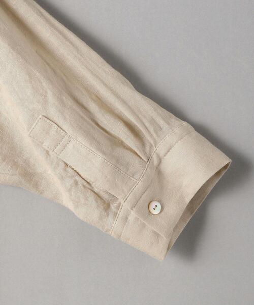 「BEAUTY&YOUTH UNITED ARROWS」 7分袖ブラウス - ベージュ レディース BEAUTY&YOUTH UNITED ARROWS（ビューティーアンドユース