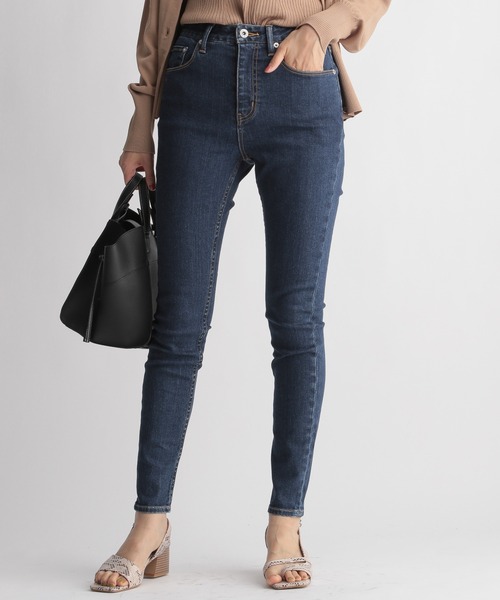 Andemiu（アンデミュウ）の「スキニーデニム214874（デニムパンツ・レディース・インディゴブルー/ブルー・SMALL/MEDIUM）」の7枚目の写真