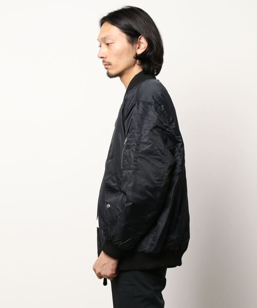 チチカカ（チチカカ）の「【ユニセックス】BIGMA－１（MA-1・メンズ・ブラック/カーキ・MEDIUM/LARGE）」の3枚目の写真