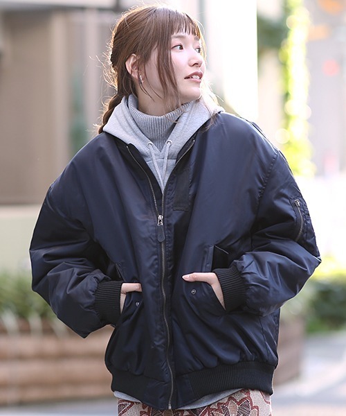 チチカカ（チチカカ）の「【ユニセックス】BIGMA－１（MA-1・メンズ・ブラック/カーキ・MEDIUM/LARGE）」の8枚目の写真