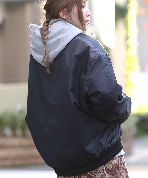 チチカカ（チチカカ）の「【ユニセックス】BIGMA－１（MA-1・メンズ・ブラック/カーキ・MEDIUM/LARGE）」の9枚目の写真