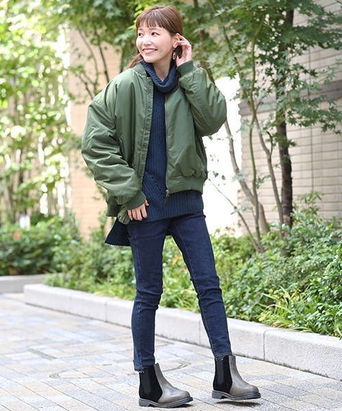 チチカカ（チチカカ）の「【ユニセックス】BIGMA－１（MA-1・メンズ・ブラック/カーキ・MEDIUM/LARGE）」の10枚目の写真