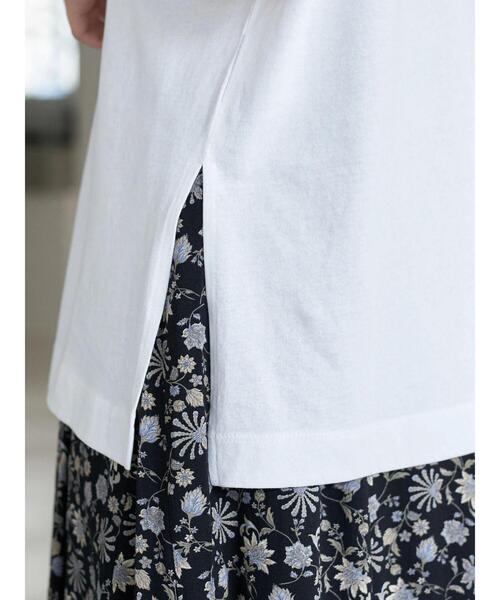 earth music&ecology（アースミュージックアンドエコロジー）の「スリーブレスカットチュニック ＊（Tシャツ/カットソー・レディース・オフホワイト・FREE）」の9枚目の写真