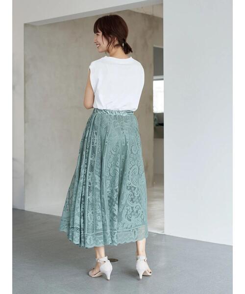 earth music&ecology（アースミュージックアンドエコロジー）の「スリーブレスカットチュニック ＊（Tシャツ/カットソー・レディース・オフホワイト・FREE）」の16枚目の写真