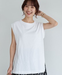 earth music&ecology | スリーブレスカットチュニック ＊(Tシャツ/カットソー)