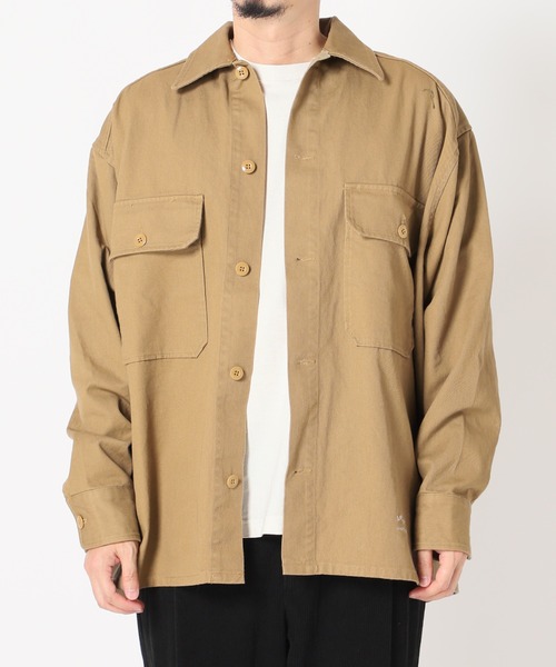 【新品タグつき】JOURNAL STANDARD 別注アーミーツイル ARMY TWILL / アーミーツイル 別注 ヘンリーネックシャツ（T