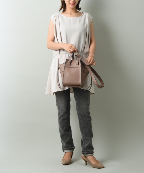 INTERPLANET（インタープラネット）の「ハンモックＢＡＧ（ショルダーバッグ・レディース・ベージュ/ブラック・フリー）」の14枚目の写真