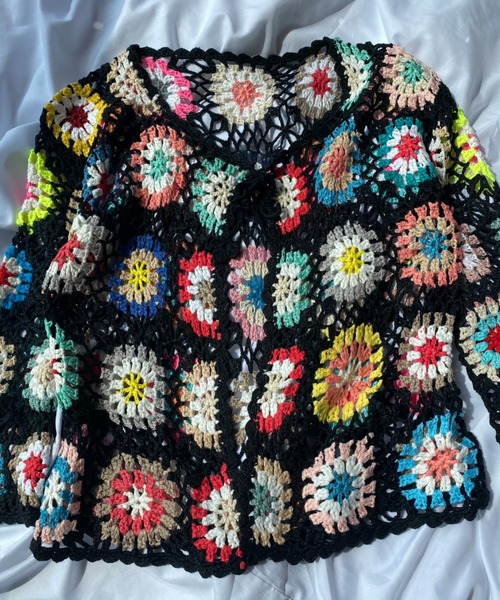 WC（ダブル シー）の「クロシェカーディガン（カーディガン/ボレロ・レディース・ホワイト/ブラック・FREE）」の11枚目の写真