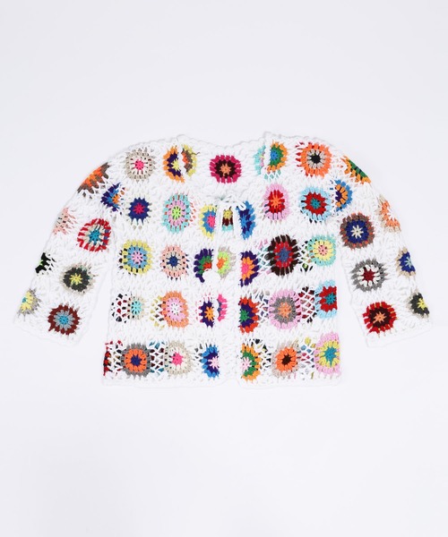 WC（ダブル シー）の「クロシェカーディガン（カーディガン/ボレロ・レディース・ホワイト/ブラック・FREE）」の20枚目の写真