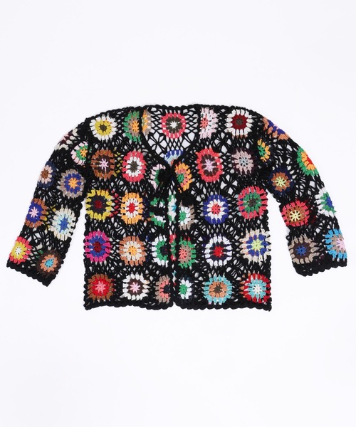 WC（ダブル シー）の「クロシェカーディガン（カーディガン/ボレロ・レディース・ホワイト/ブラック・FREE）」の13枚目の写真