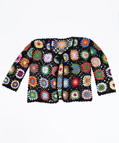 WC（ダブル シー）の「クロシェカーディガン（カーディガン/ボレロ・レディース・ホワイト/ブラック・FREE）」の12枚目の写真