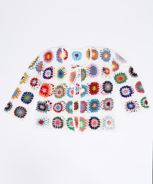 WC（ダブル シー）の「クロシェカーディガン（カーディガン/ボレロ・レディース・ホワイト/ブラック・FREE）」の17枚目の写真