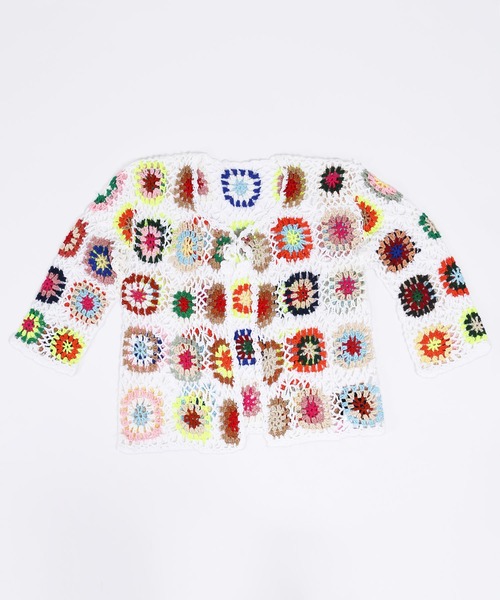 WC（ダブル シー）の「クロシェカーディガン（カーディガン/ボレロ・レディース・ホワイト/ブラック・FREE）」の18枚目の写真