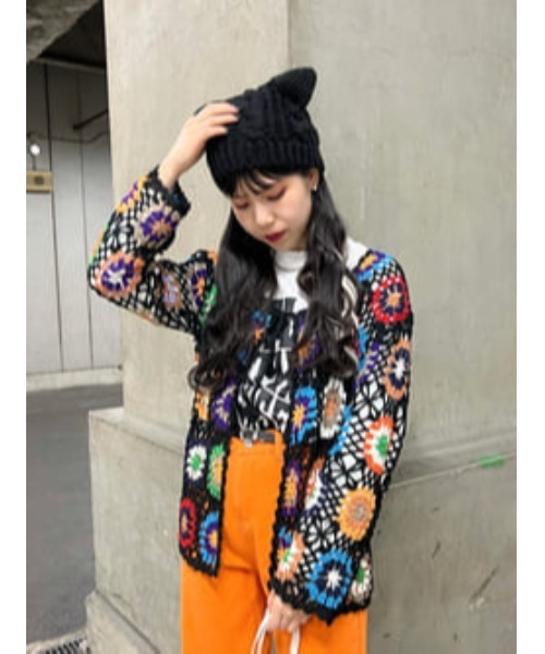 WC（ダブル シー）の「クロシェカーディガン（カーディガン/ボレロ・レディース・ホワイト/ブラック・FREE）」の22枚目の写真