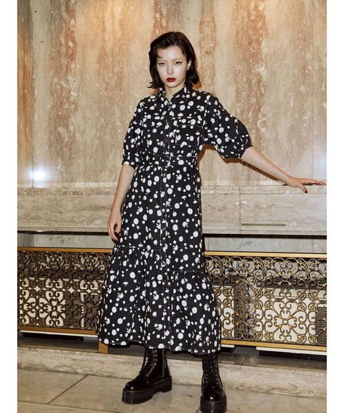 jouetie（ジュエティ）の「カラーステッチワンピース（ワンピース・レディース・ブルー/ブラック/アイボリー/その他1・MEDIUM）」の7枚目の写真