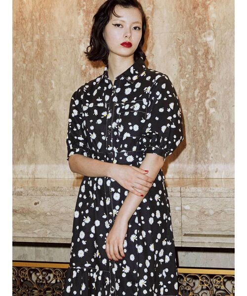 jouetie（ジュエティ）の「カラーステッチワンピース（ワンピース・レディース・ブルー/ブラック/アイボリー/その他1・MEDIUM）」の8枚目の写真