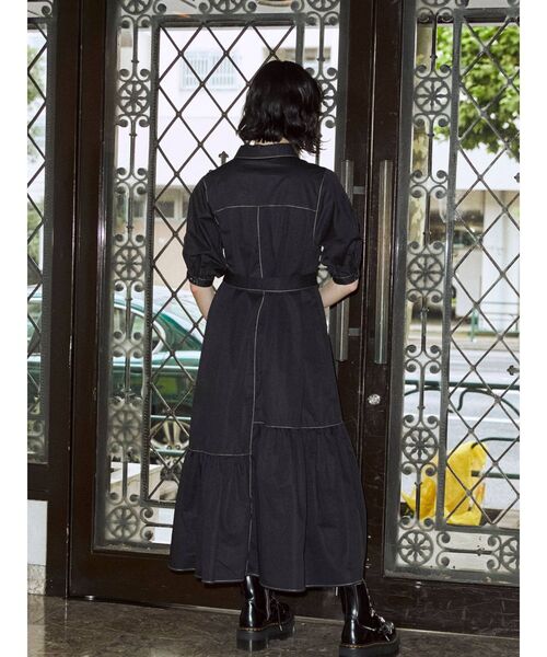 jouetie（ジュエティ）の「カラーステッチワンピース（ワンピース・レディース・ブルー/ブラック/アイボリー/その他1・MEDIUM）」の11枚目の写真