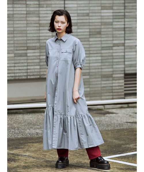 jouetie（ジュエティ）の「カラーステッチワンピース（ワンピース・レディース・ブルー/ブラック/アイボリー/その他1・MEDIUM）」の17枚目の写真