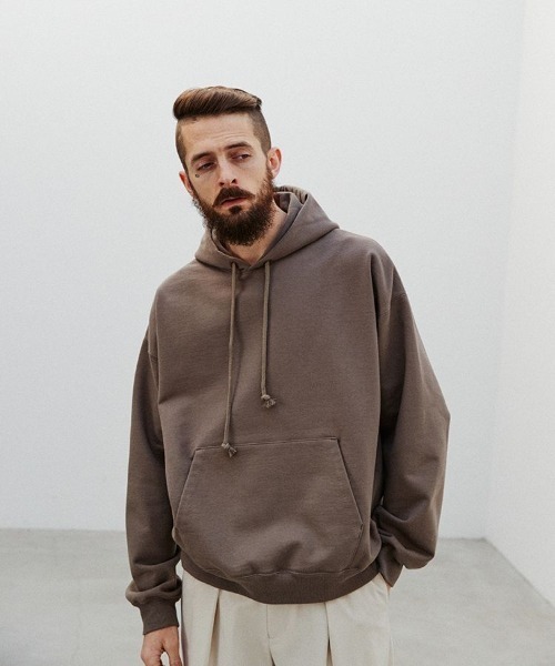 LIDNM（リドム）の「WIDE LOOSE PARKA（パーカー・メンズ・ブラウン・MEDIUM/LARGE）」の2枚目の写真