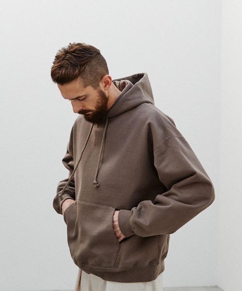 LIDNM（リドム）の「WIDE LOOSE PARKA（パーカー・メンズ・ブラウン・MEDIUM/LARGE）」の5枚目の写真