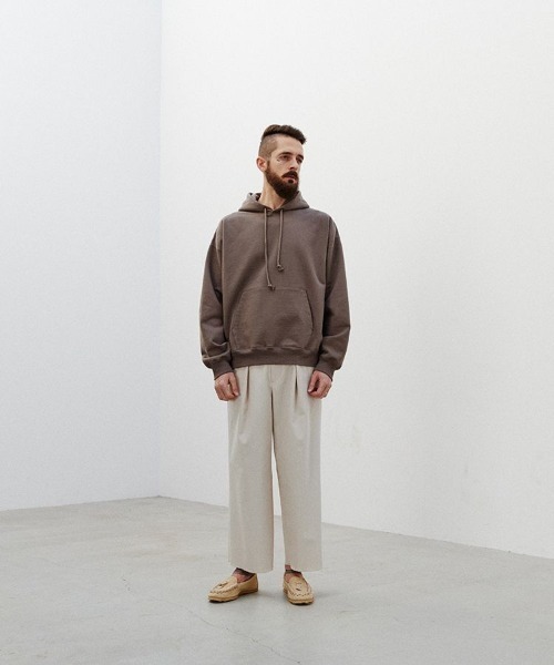 LIDNM（リドム）の「WIDE LOOSE PARKA（パーカー・メンズ・ブラウン・MEDIUM/LARGE）」の16枚目の写真