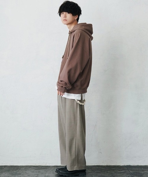 LIDNM（リドム）の「WIDE LOOSE PARKA（パーカー・メンズ・ブラウン・MEDIUM/LARGE）」の20枚目の写真