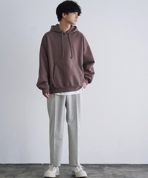 LIDNM（リドム）の「WIDE LOOSE PARKA（パーカー・メンズ・ブラウン・MEDIUM/LARGE）」の9枚目の写真